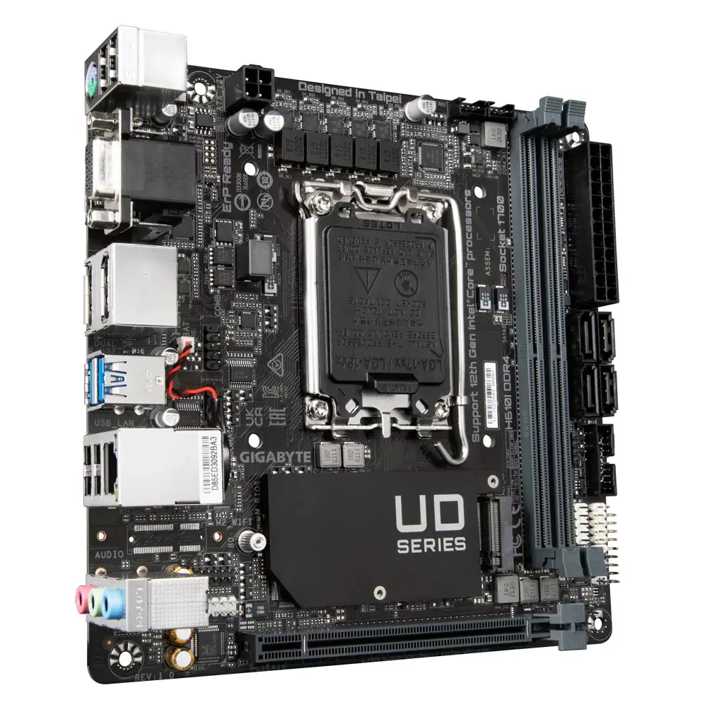 Материнская плата GIGABYTE H610I, H610 Photo 2