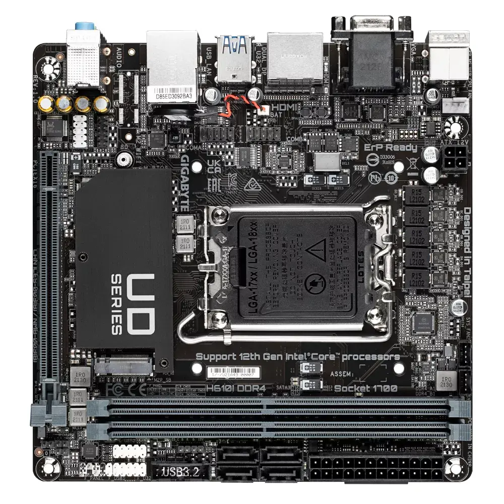 Материнская плата GIGABYTE H610I, H610 Photo 3