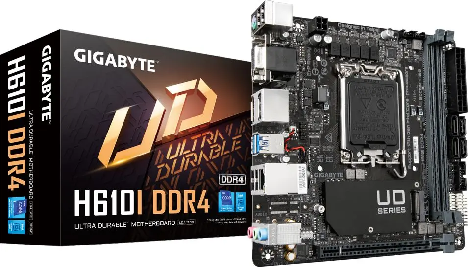 Pamatplate GIGABYTE H610I DDR4, Intel LGA