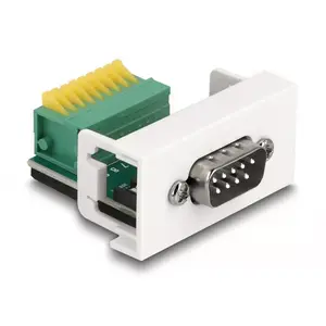 DeLOCK Easy 45 Modulis D-Sub 9 pin vīriešu uz termināla bloku 22.5 x 45 mm