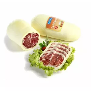 Cured meat Capocollo San Vincenzo sliced 80 g — ready-to-serve Italian cold cut