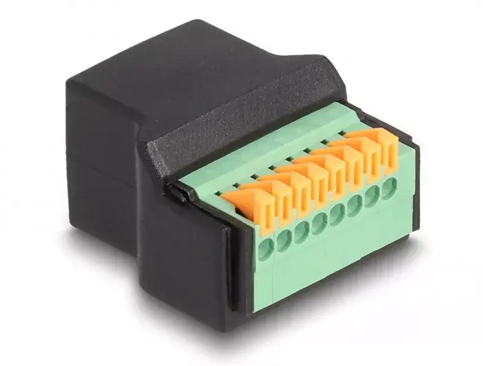 DeLOCK RJ45 sieviešu uz termināla bloku adapteris Photo 2