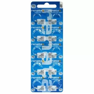 Button cell battery Renata 337 SR416SW 1.55V Silver Oxide for watches and small electronics