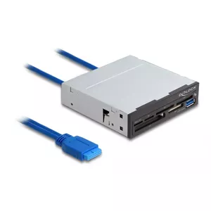 Внутренний кардридер DeLOCK 91759 Черный Серый CF MMC MS