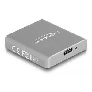 DeLOCK 91006 Card Reader Grey SD USB Type-C 10000 Mbit/s