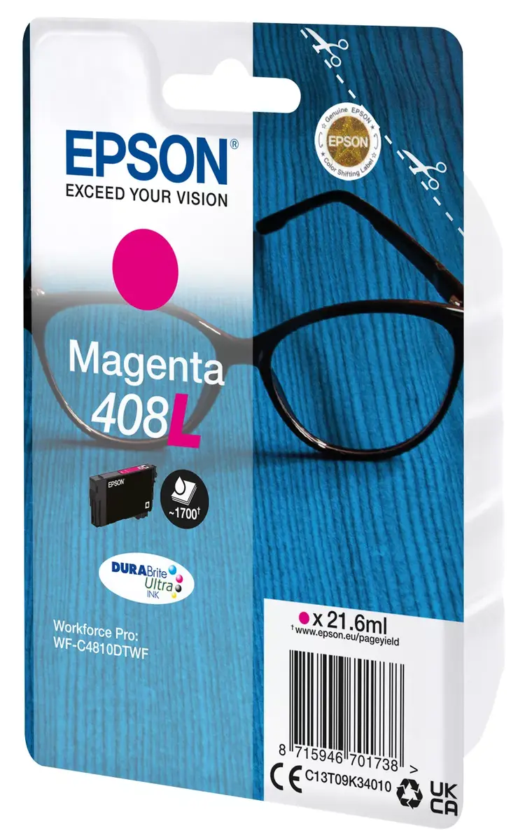 Ink cartridge Epson DURABrite Ultra 408L Magenta Photo 2