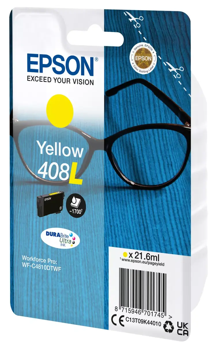Картридж Epson DURABrite Ultra 408L Желтый Photo 2