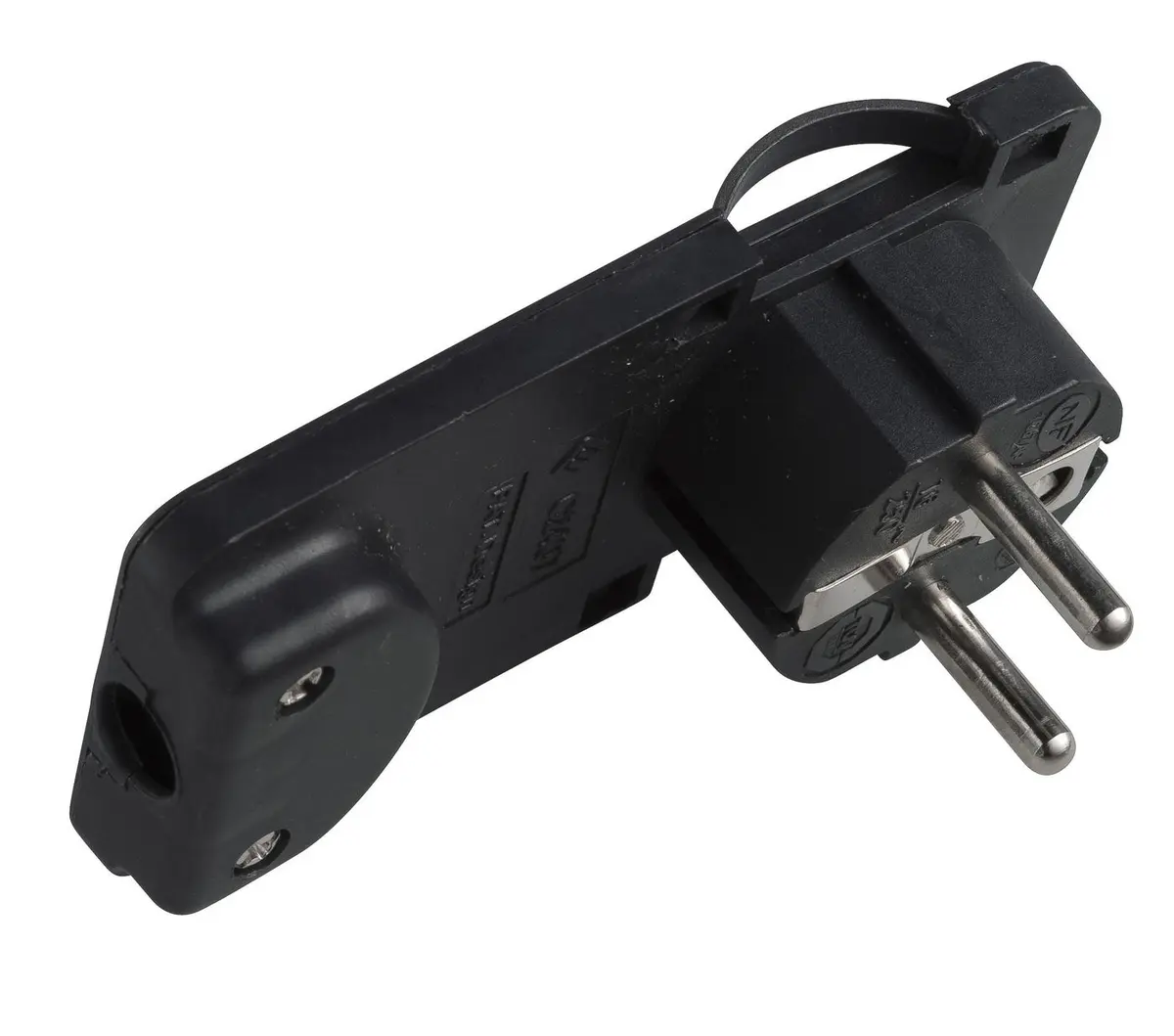 MicroConnect Schuko Leņķa Strāvas Kontaktdakšas Adapteris