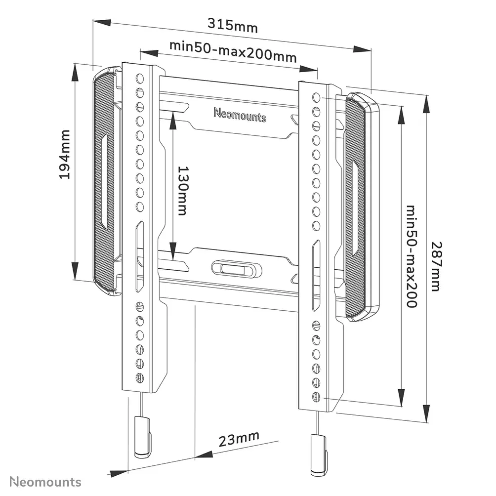 Neomounts TV Wall Mount WL30-550BL12 Photo 15