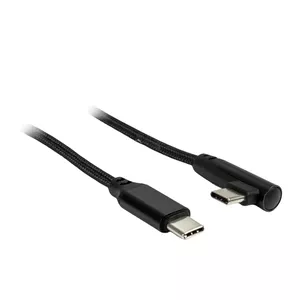 USB kabelis Inter-Tech 88885581 1 m USB C Melns