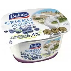 Grieķu jogurts BALTAIS ar mellenēm, 160g