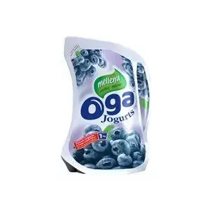 Yogurt Oga blueberry 1 kg — fruit-flavored dairy yogurt, 1 kg tub