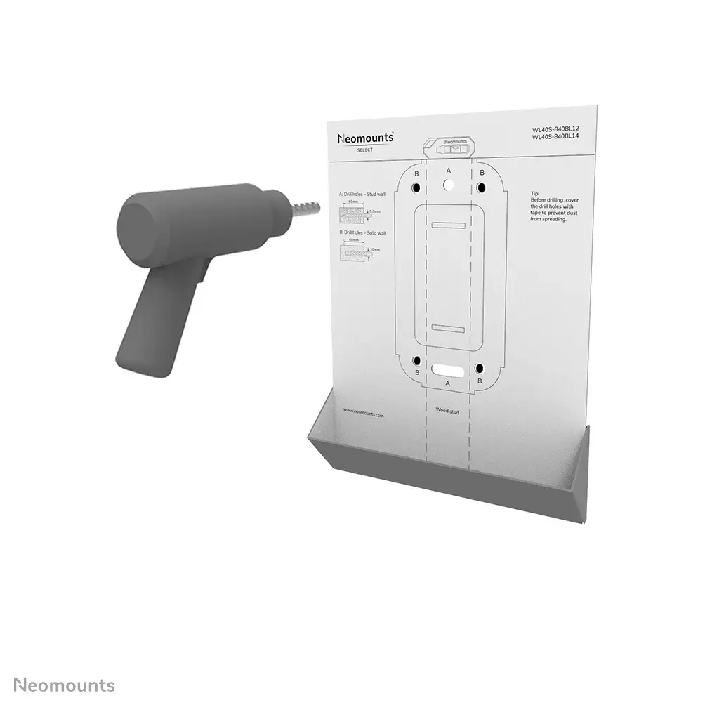 Neomounts WL40S-840BL12 настенный кронштейн 32–55" Photo 15