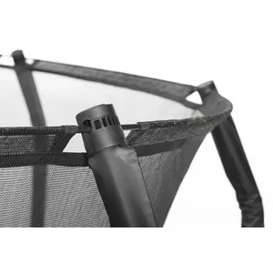 Trenažieris Salta Premium Ground Combo 427 cm zaļš — zemes (iebūvējamais) batuts 427 cm, drošības tīkls, trepīte
