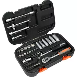 Socket and Bit Set STHOR T58641 1/4" drive, 42 pieces