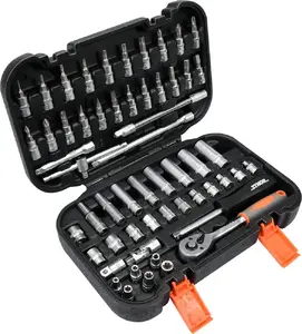 Socket and Bit Set STHOR T58643 1/4" drive, 56 pieces
