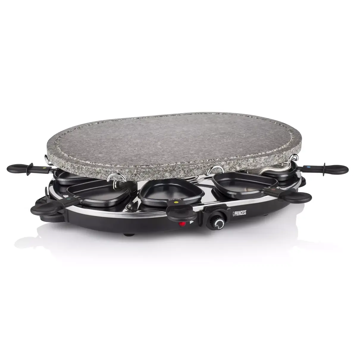 Princess 162720 Raclette 8 Oval Stone Grill Party Photo 7