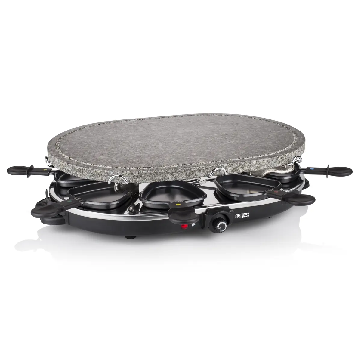 Princess 162720 Raclette 8 Oval Stone Grill Party Photo 7