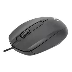 Vadu pele Manhattan Comfort II USB-A Optiskā Melna