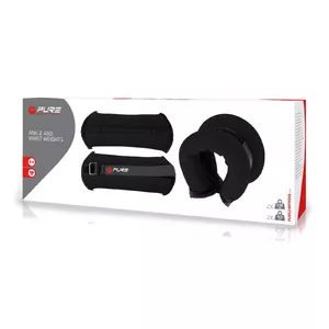 Pure2Improve Ankle and Wrist Weights, 2x0,5 kg Black