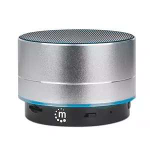 Portable Speaker Manhattan Metallic, Silver