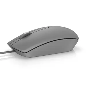 Проводная симметричная мышь Dell MS116 — оптическая 1000 DPI, USB Type-A, 3 кнопки, серый