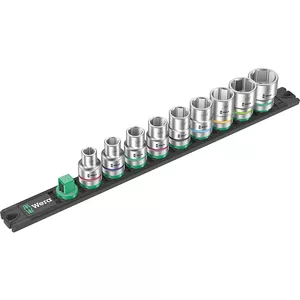 Socket Set Wera 1/2" Imperial, 9 pieces, model 05005480001