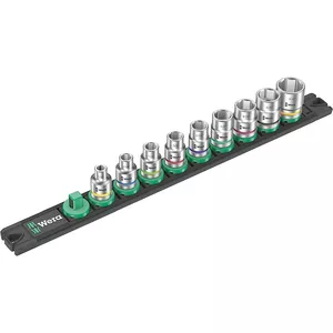 Socket Set Wera 05005450001 3/8-inch drive, Imperial sockets, 9 pieces