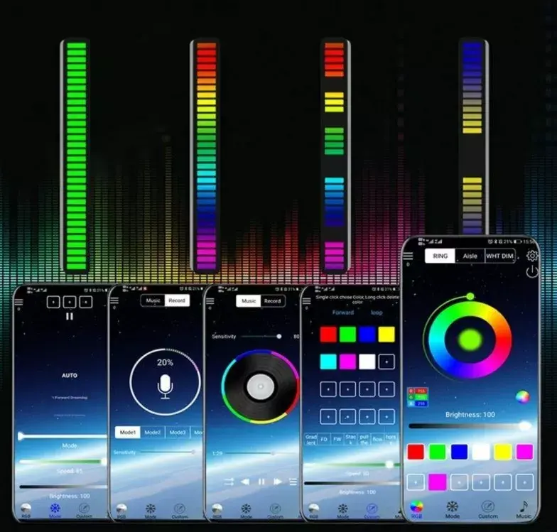 Smart RGB music light panel Mocco MO-2835 Photo 14