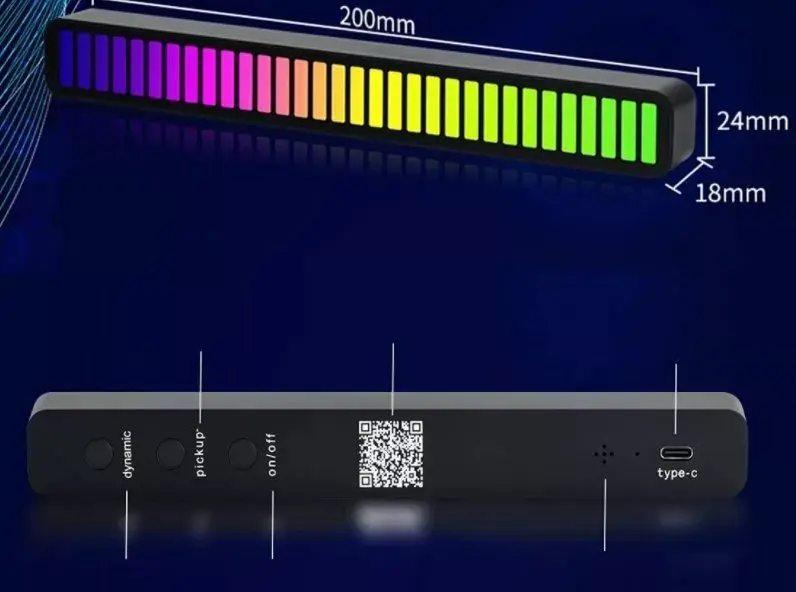 Smart RGB music light panel Mocco MO-2835 Photo 15