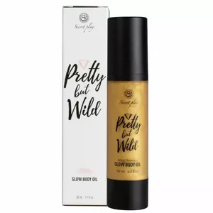 Body oil Secret Play Pretty But Wild Glow 50 ml — aromatic moisturizing oil with glow effect