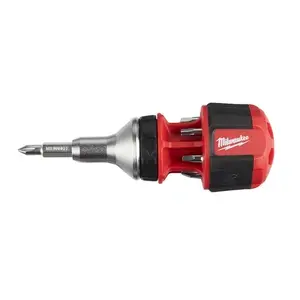 Milwaukee 4932471868 8-in-1 Multi-Bit Ratcheting Screwdriver