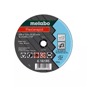 Cutting disc Metabo 616183000 for stainless steel pipe profile