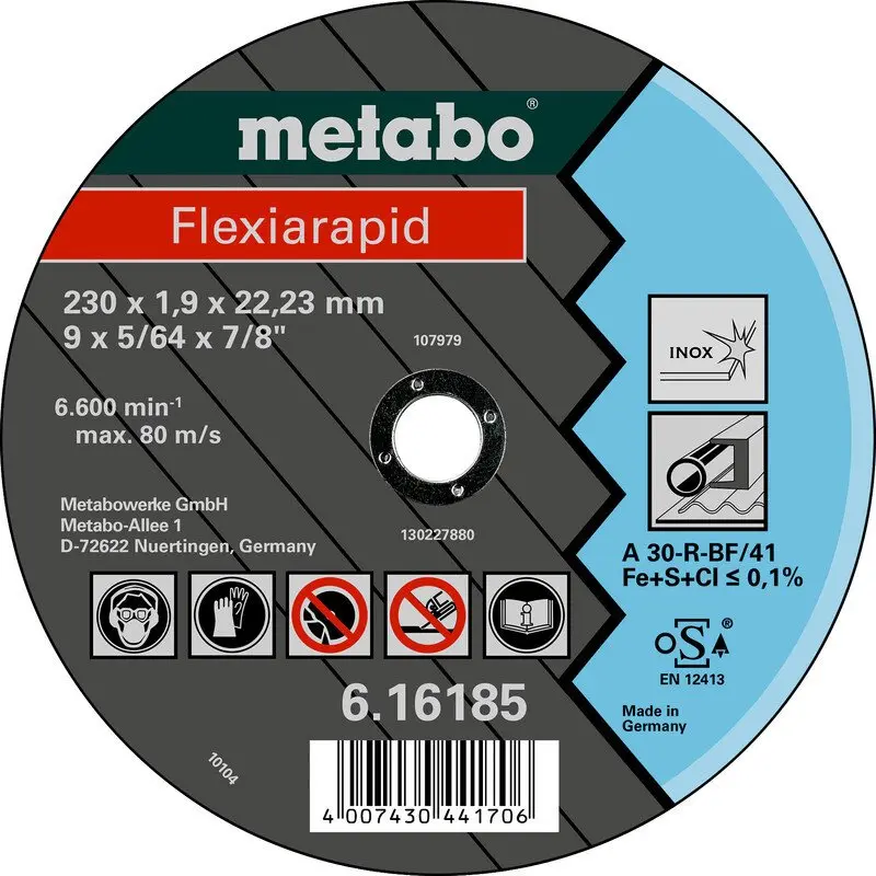 Griešanas disks Metabo 616183000 Photo 2