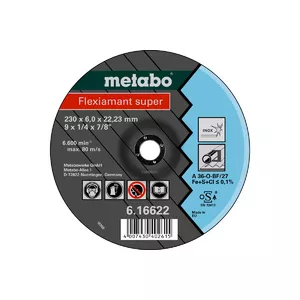 Grinding wheel Metabo 616604000 for stainless steel 15 cm 10200 RPM