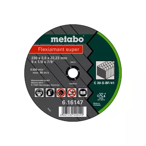 Metabo 616728000 leņķa slīpmašīnas aksesuārs Griešanas disks