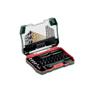 Drill bit set Metabo 626707000 — 28 pcs, for masonry, metal and wood, includes Pozidriv and slotted tips