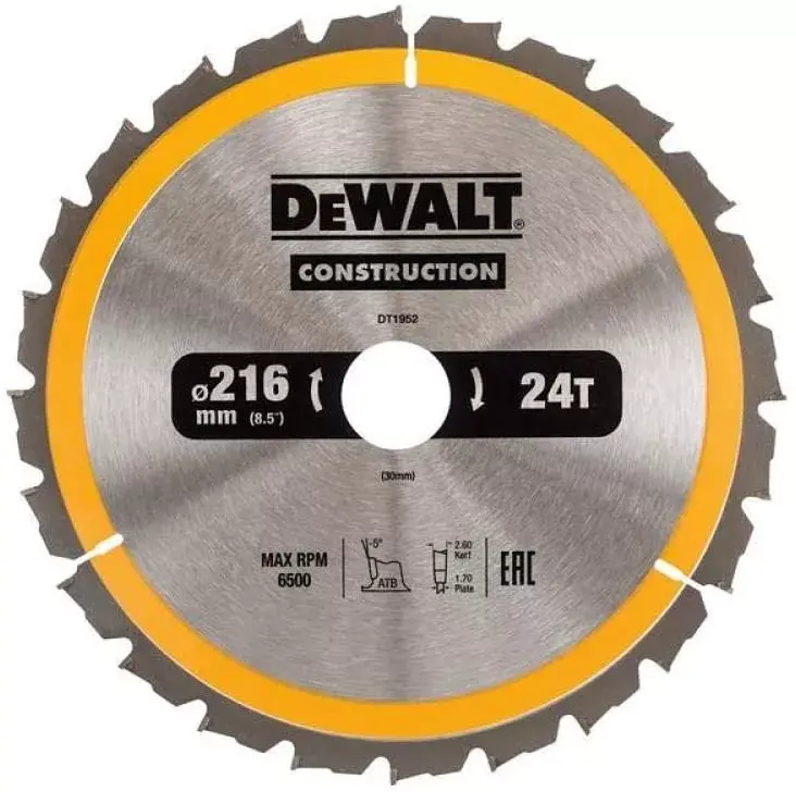 Circular saw blade DeWALT DT1952-QZ Photo 2