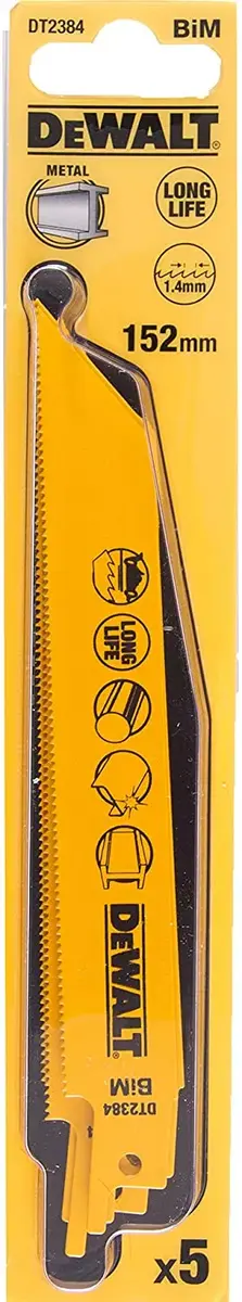 Полотно сабельной пилы DeWALT DT2384-QZ Photo 4