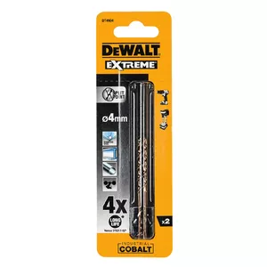 Twist drill bit set DeWalt DT4904-QZ, right-hand rotation, 2 pieces, blister pack