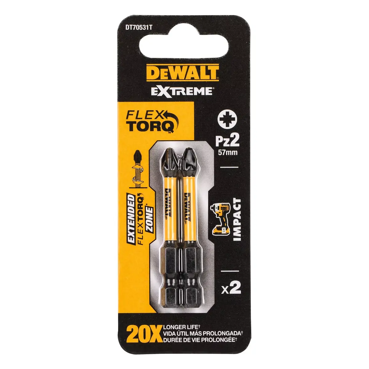 Skrūvgrieža uzgalis DeWALT DT70531T-QZ Photo 4