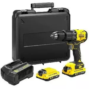 Cordless drill STANLEY SFMCD715D2K 18V Li-Ion 2x2Ah, 2-speed, 60 Nm, 1900 RPM, LED, case