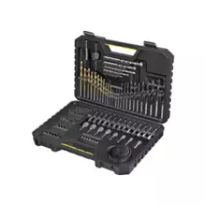 Drill bit set Stanley STA7205-XJ 100 pcs for masonry metal wood