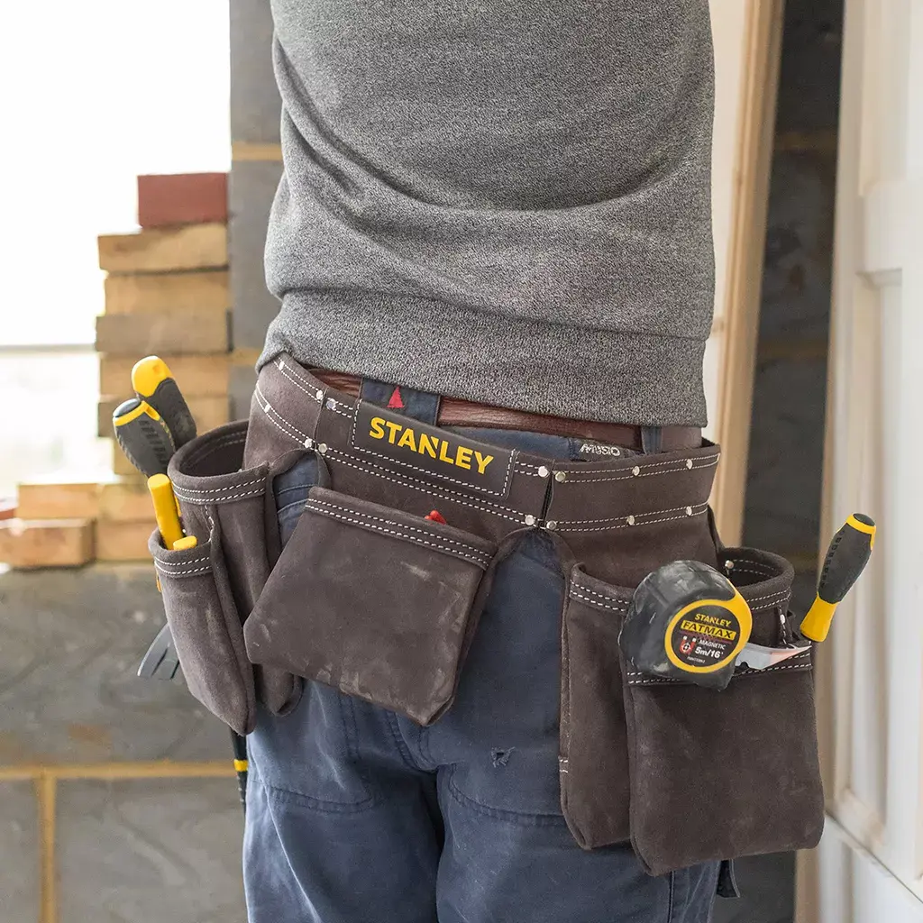 Jostas rīku josta Stanley Leather Tool Apron Photo 10