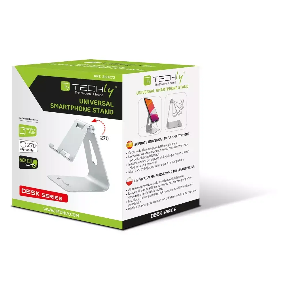TECHLY I-SMART-STAND4 passive phone desk holder Photo 2