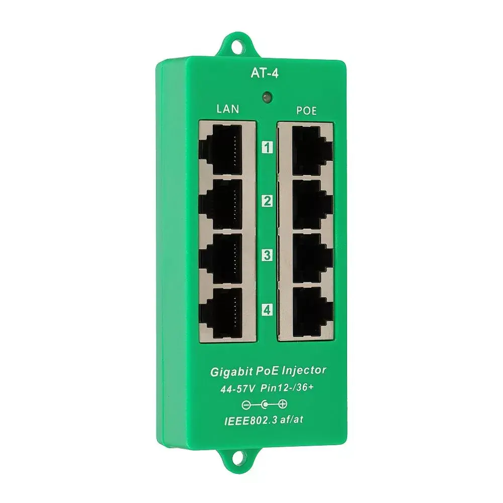 Extralink ACTIVE POE INJECTOR 4 PORT GIGABIT 802.3AT/AF Photo 4