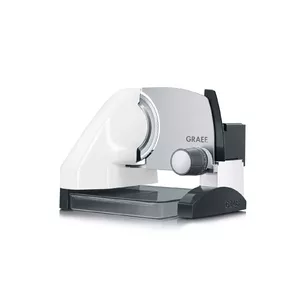 Electric food slicer Graef SKS 500 — 170 W, max slice 30 mm, stainless steel blades, black/white housing