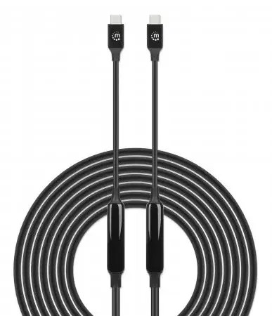 USB-C Kabeļi Manhattan 5m Aktīvs Vīriešu uz Vīrieti Photo 5