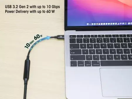 USB-C Kabeļi Manhattan 5m Aktīvs Vīriešu uz Vīrieti Photo 6