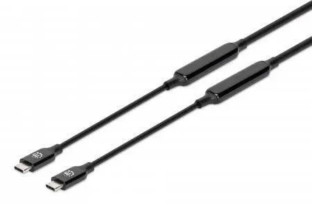 USB-C Kabeļi Manhattan 5m Aktīvs Vīriešu